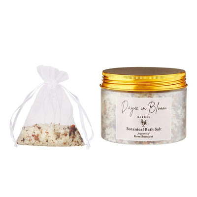 Beauwell Days in Bloom Garden Herbal Bath Salts Jar (Rose Bouquet)