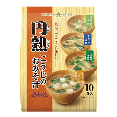 Hikari Miso Enjuku Koji Miso Soup - 10 Servings (1 Pack)