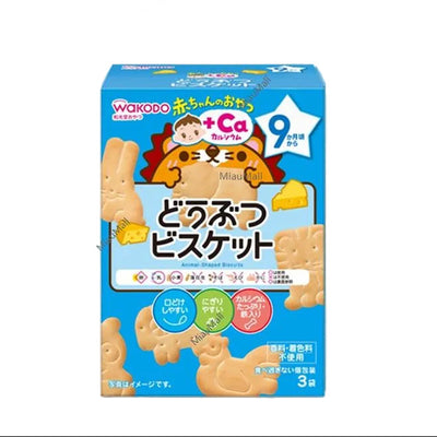 WAKODO 婴儿零食 +钙动物饼干