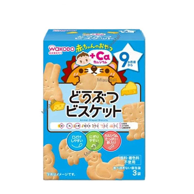 WAKODO Baby Snacks +Calcium Animal Crackers