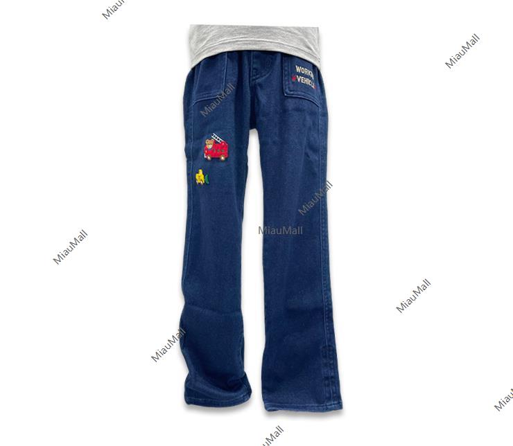 MIKI HOUSE Stretch Jeans with Car Pattern (Assorted Sizes Available)