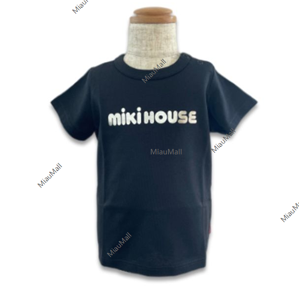 MIKI HOUSE 베이직 티셔츠 (다양한 색상과 사이즈 제공)