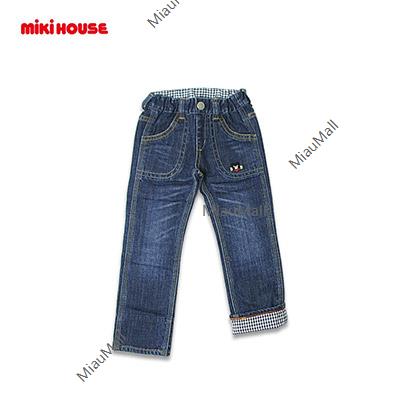 MIKI HOUSE Pucci Bear Blue Jeans