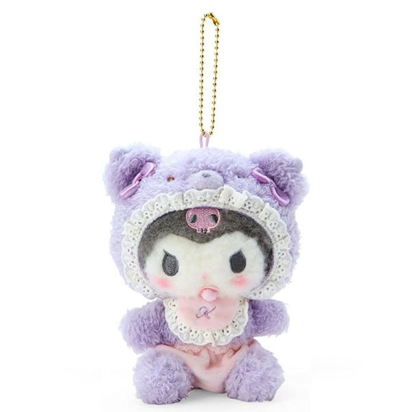 Sanrio Latte Bear Baby Mascot Plush Keychain