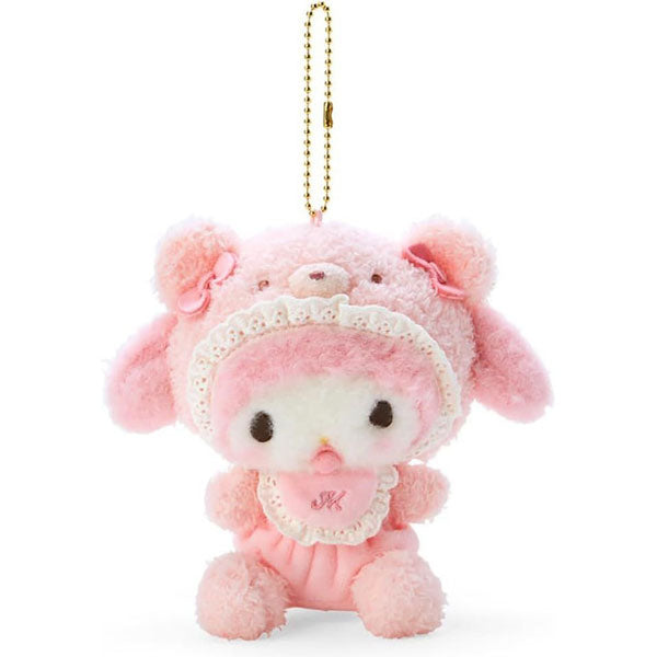 Sanrio Latte Bear Baby Mascot Plush Keychain