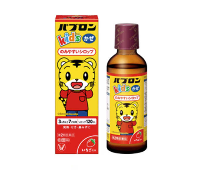 다이쇼 파브론 딸기맛 콜드시럽 어린이용