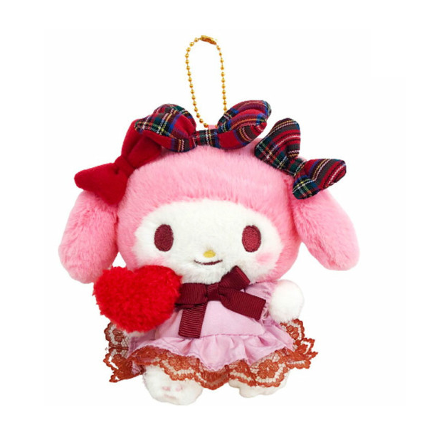 Sanrio Ribbon Love Plush Keychain