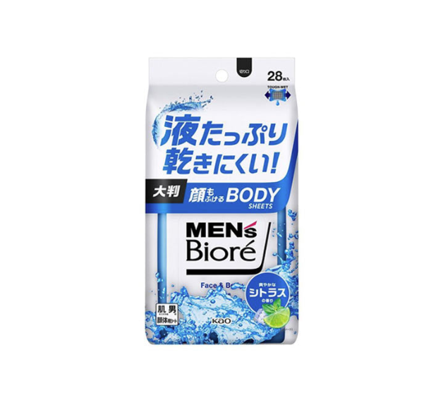 KAO Men's Bioré Ultra-Cool Body Sheets