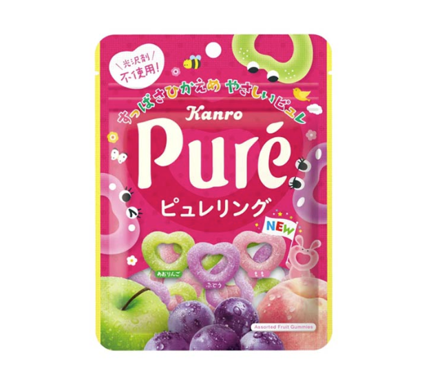 Kanro Pure Ring Gummy Candy