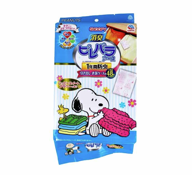 EARTH Snoopy Deodorizing Insect Repellent for Drawers