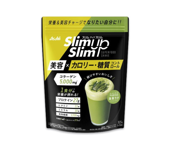 Asahi Slim Up Slim Enzyme + Superfood Shake (Matcha Green Tea Latte)