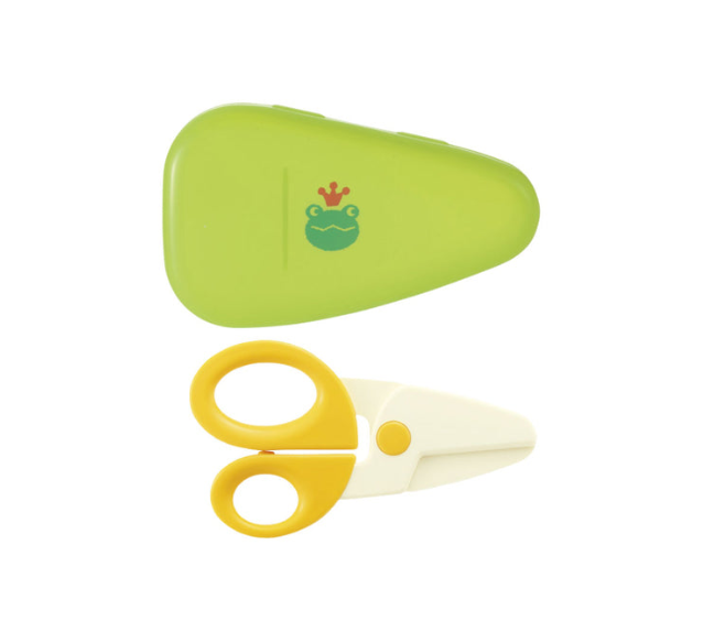 Richell Odekake Lunch-kun Weaning Scissors with Case
