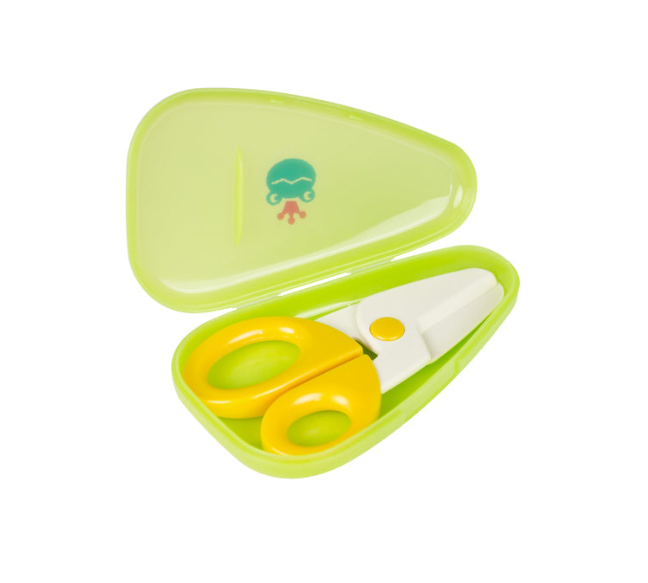 Richell Odekake Lunch-kun Weaning Scissors with Case