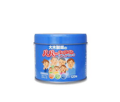 OHKI Papa 咀嚼克菲尔(钙和维生素 D)补充剂