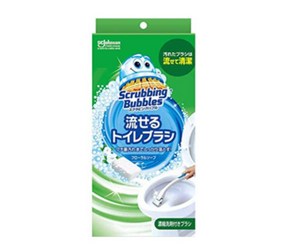 Johnson Scrubbing Bubbles 可冲马桶刷套装