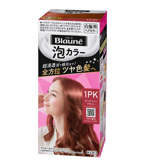 KAO 블라우네 크리미 폼 컬러 헤어 다이