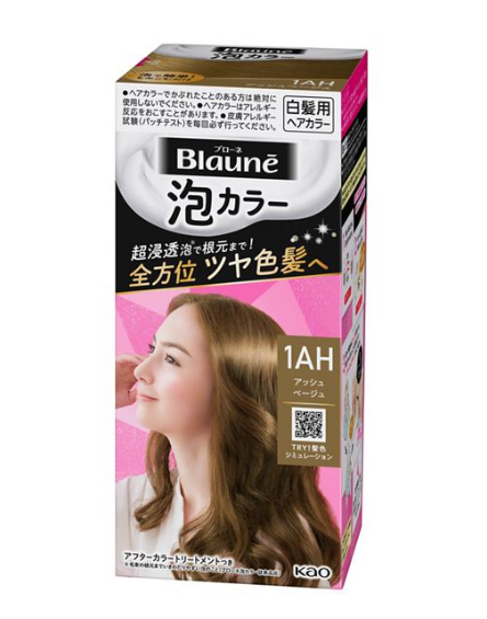 KAO 블라우네 크리미 폼 컬러 헤어 다이