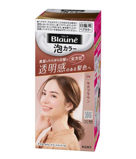 KAO 블라우네 크리미 폼 컬러 헤어 다이
