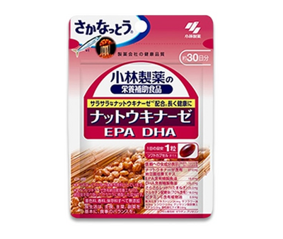 小林制药 纳豆激酶补充剂含 EHA 和 DPA 30 片