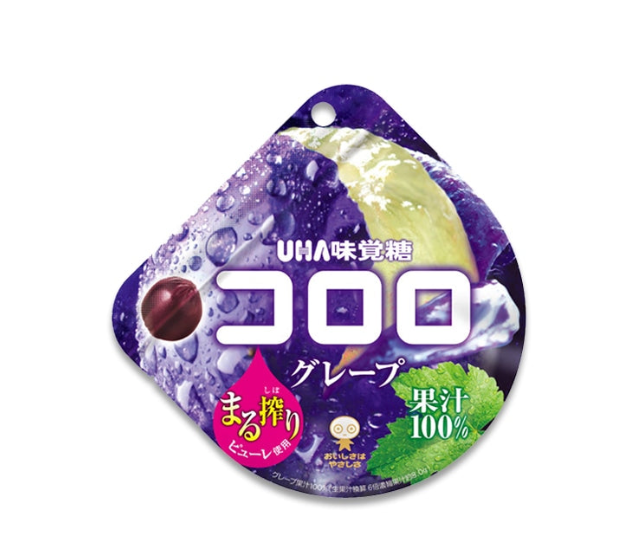 UHA Mikakuto Grape Kororo Gummy