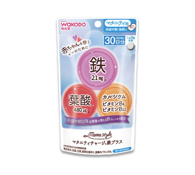 WAKODO Mama Style Maternity Charge Plus Iron Supplements