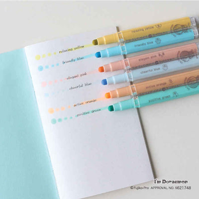 I'm Doraemon Circular Highlighters