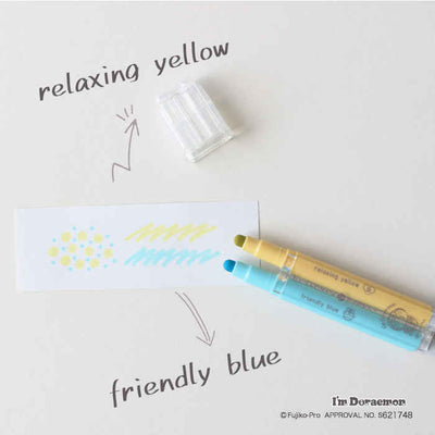 I'm Doraemon Circular Highlighters