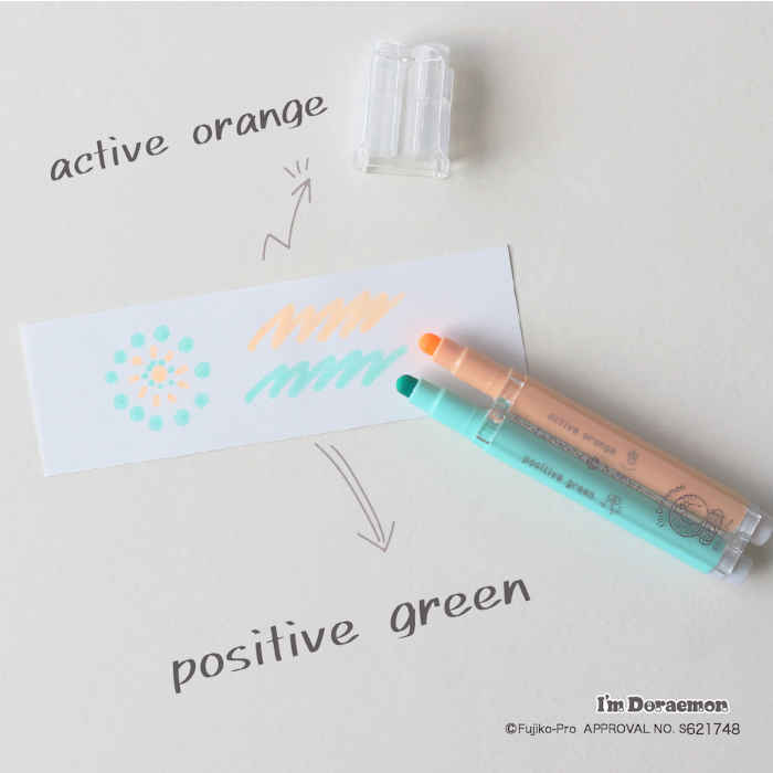 I'm Doraemon Circular Highlighters