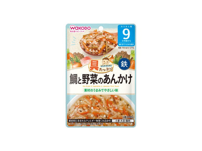 WAKODO Sea Bream & Vegetables in Japanese Thick Sauce (For infants 9 months+)