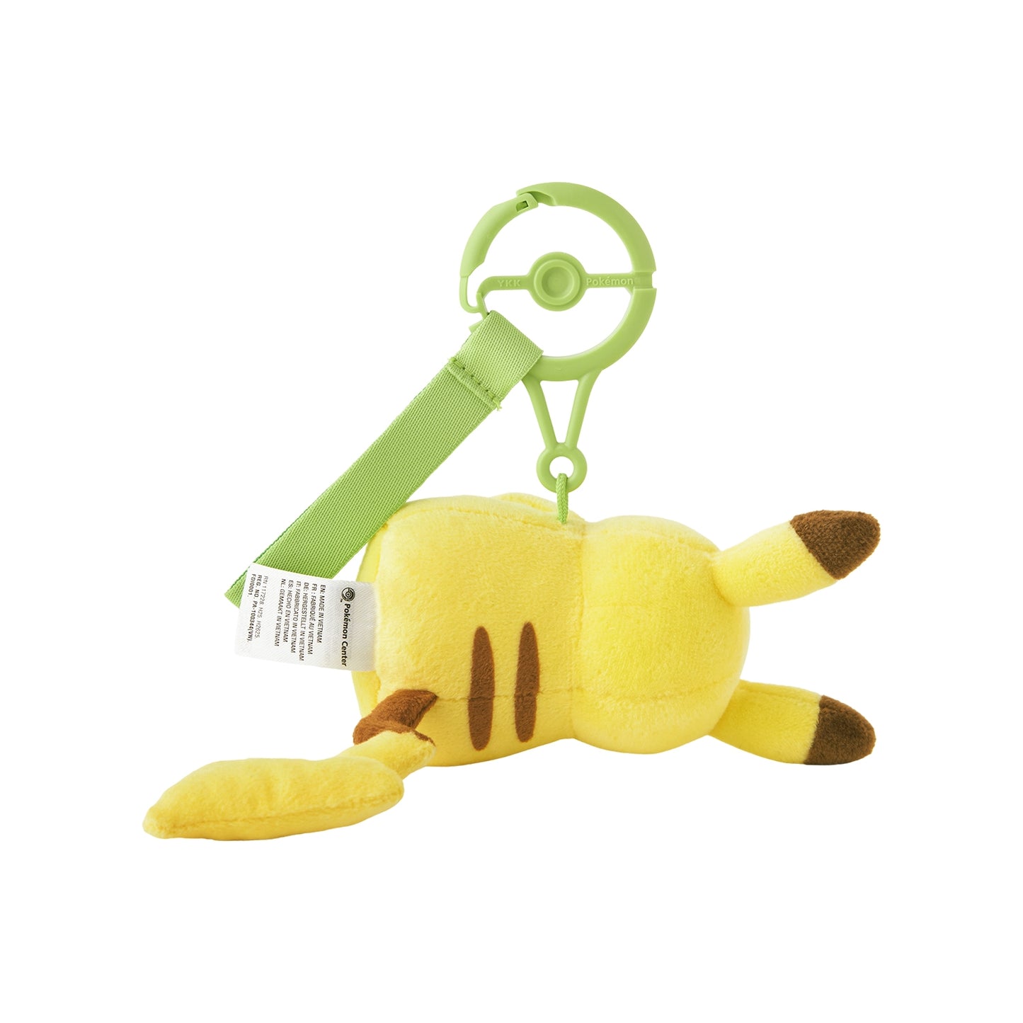 Pokémon "10 Pokémon, 10 Colors" Quirky Pikachu Plush Keychain
