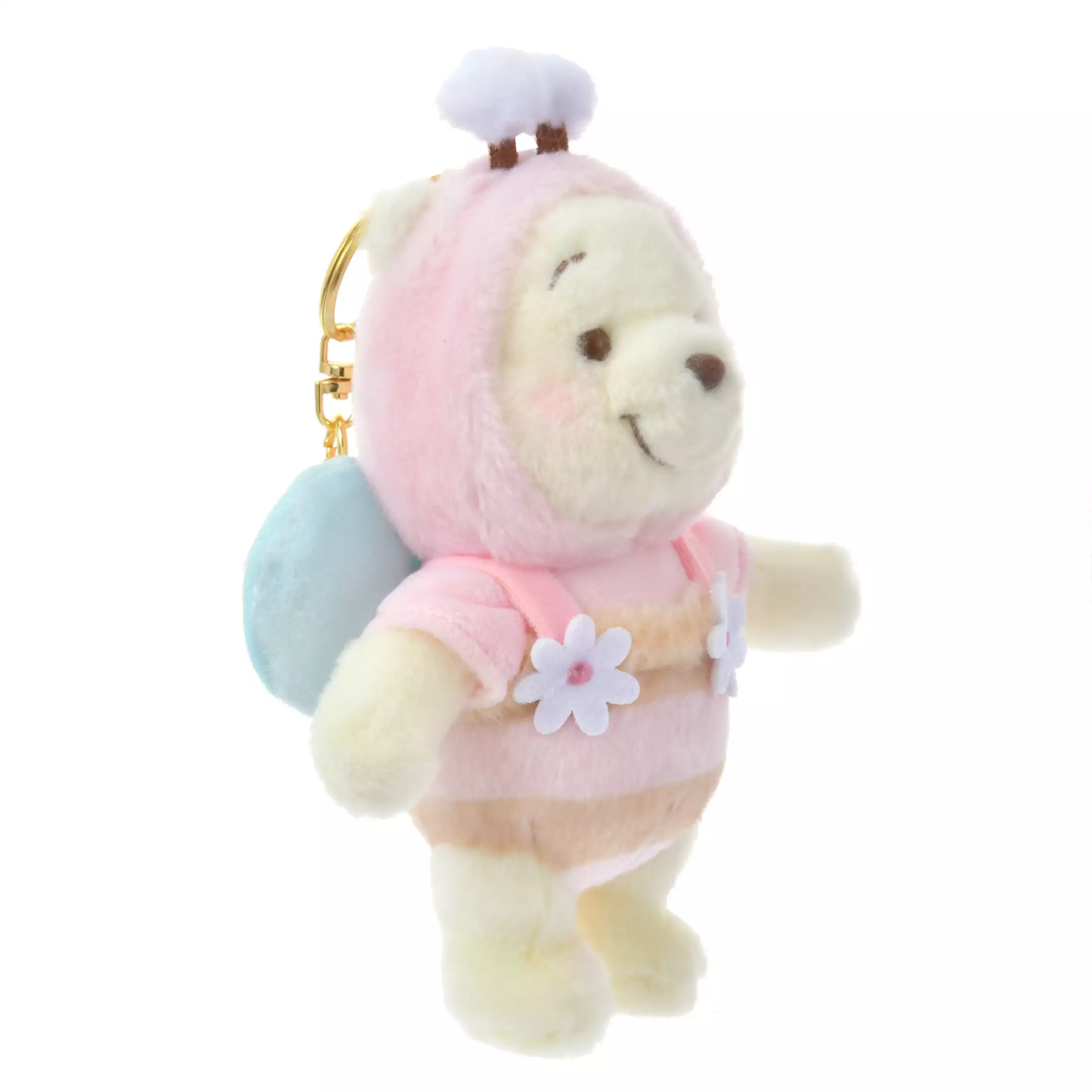 Disney Winnie the Pooh Honey Day Pink Plush Keychain