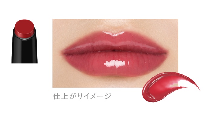 Kate Lip Monster Super Glossy Lip Gloss (G01: Juicy Red/Puddle the Day After Tomorrow)