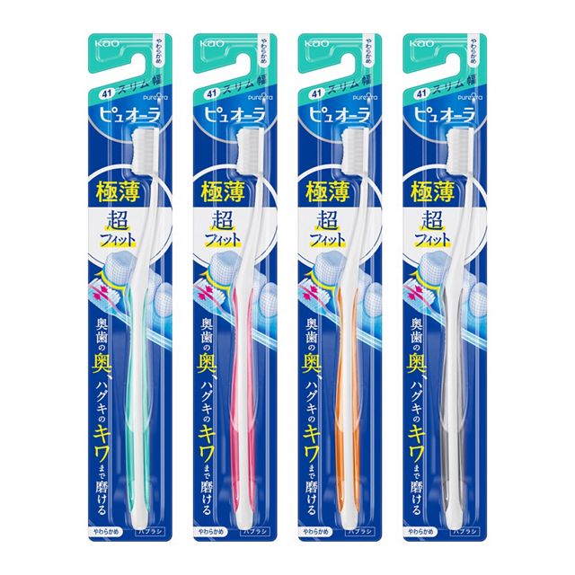 KAO PureOra Compact Soft-bristled Toothbrush