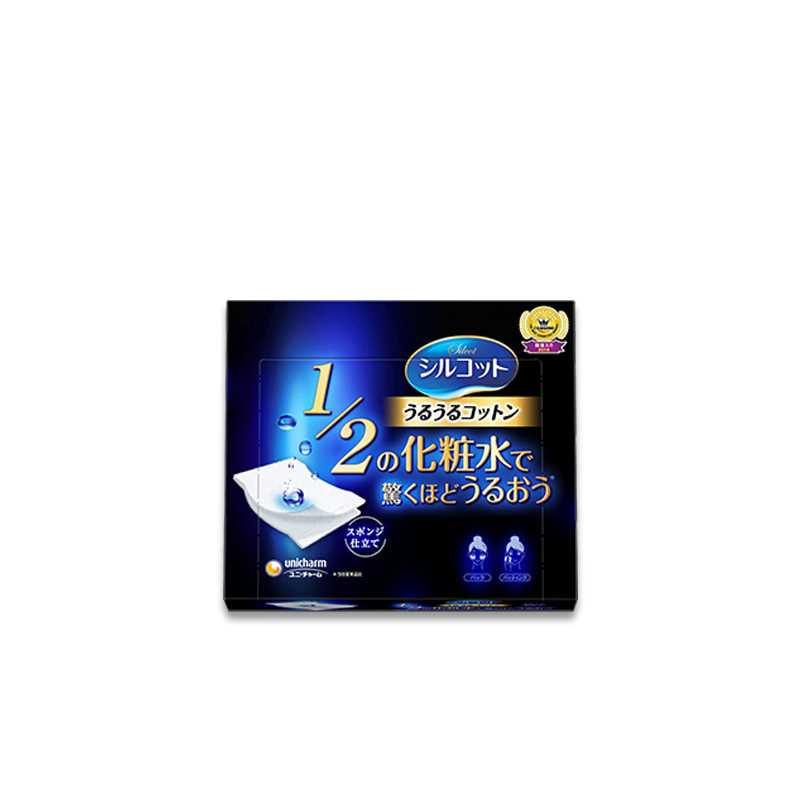 unicharm Silcot Uru-Uru Facial Cotton Sheets