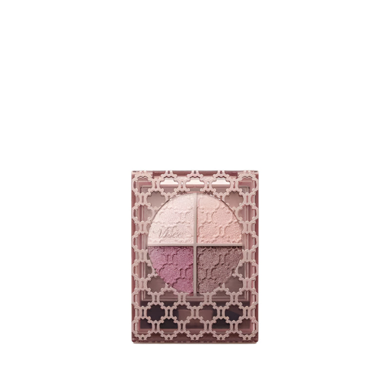 KOSÉ Visée Glossy Rich Eyes Eyeshadow Palette (Burgundy)
