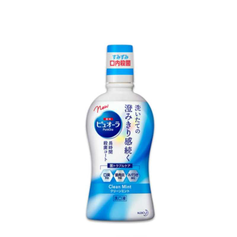 KAO PureOra Clean Mint Mouthwash