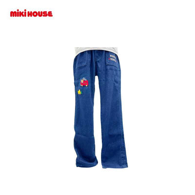 MIKI HOUSE Stretch Jeans with Car Pattern (Assorted Sizes Available)