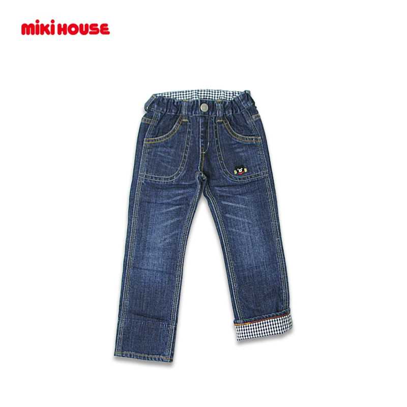 MIKI HOUSE Pucci Bear Blue Jeans