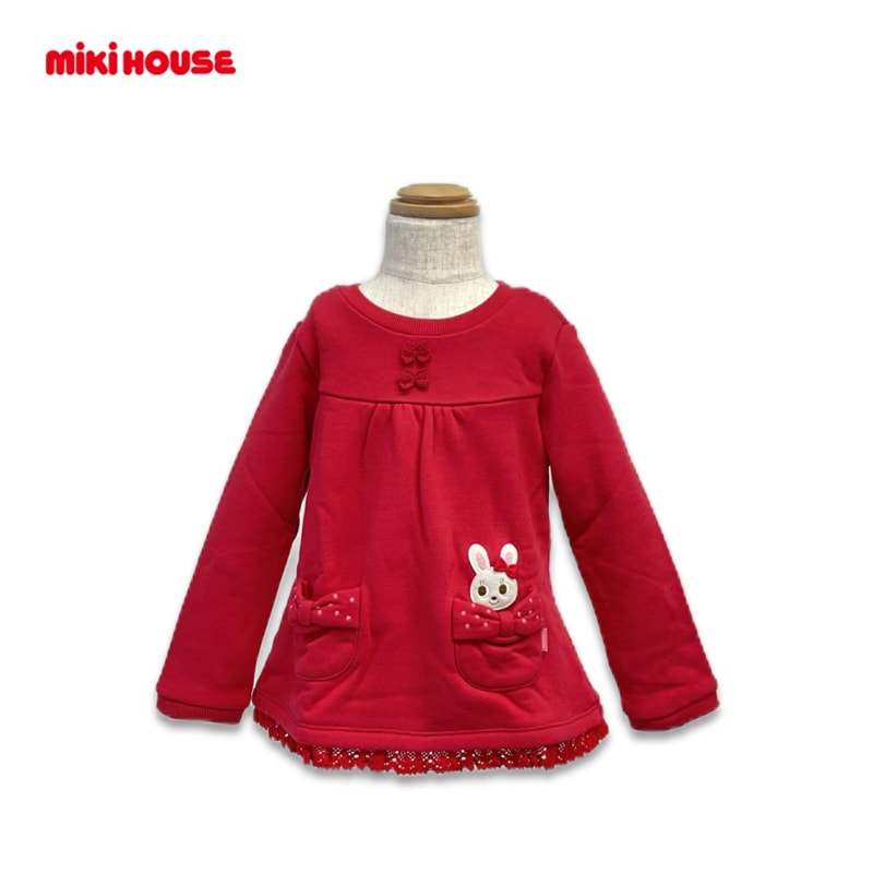 MIKIHOUSE Ribbon Pocket Usako Sweater