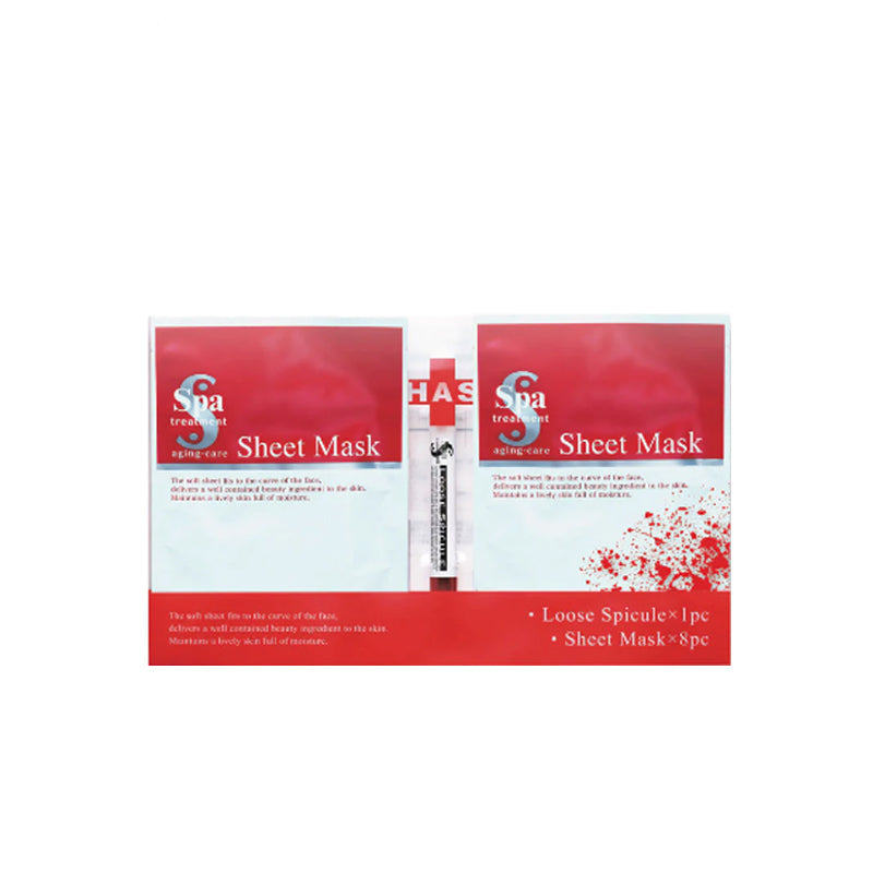 SPA TREATMENT Aging Care Loose Spicule & Sheet Mask Set