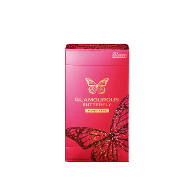 JEX Glamorous Butterfly Condoms (Hot / Moist)