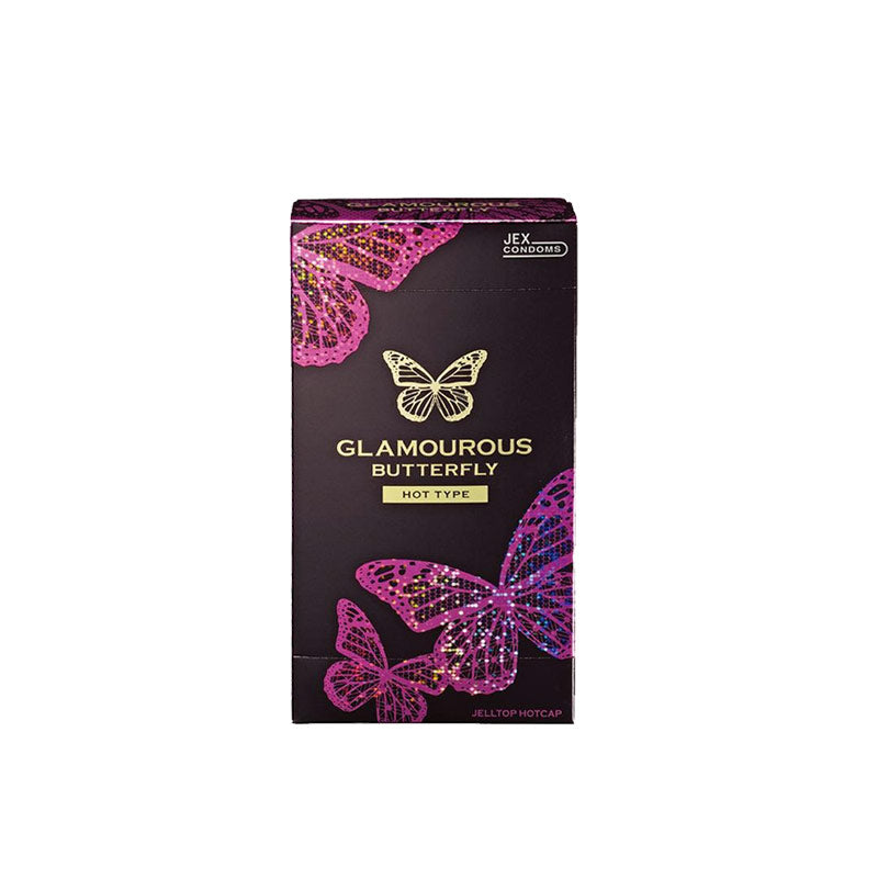 JEX Glamorous Butterfly Condoms (Hot / Moist)