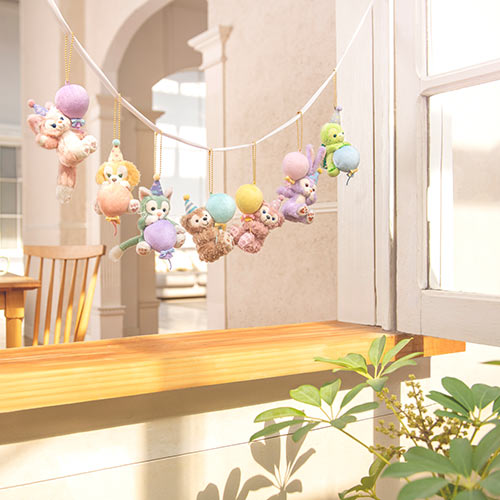 Disney Duffy & Friends From All of Us Plush Gelatoni Plush Keychain