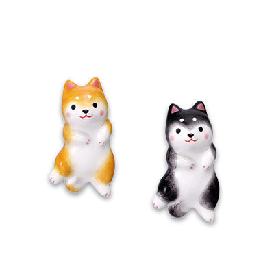 Yakushigama Perfect Day for Dogs Shiba Inu Chopstick Holder (Set of 3)