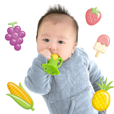 Richell Silicone Strawberry Teether