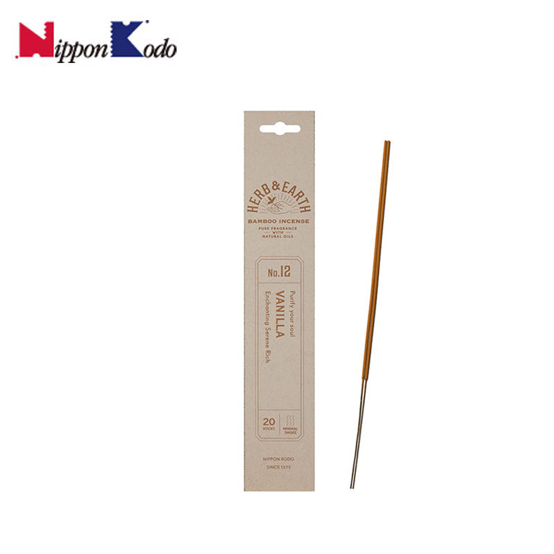 Nippon Kodo Herb & Earth Bamboo Incense NO.12 Vanilla