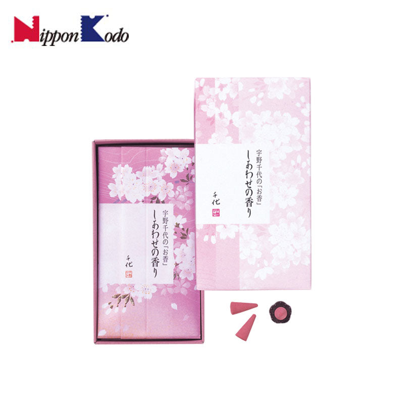 Nippon Kodo Uno Chiyo “Shiawase no Kaori” (Fragrance of Happiness) Incense Cones – 20 pcs