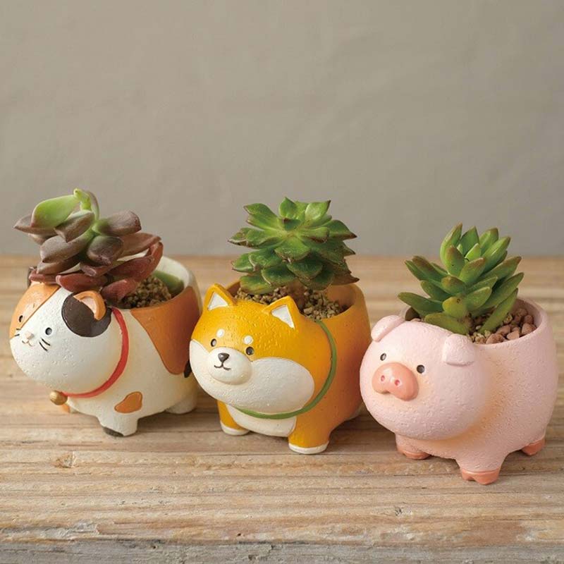 KEI Little Resin Pot (Bear)