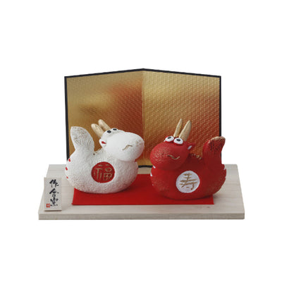 Yakushigama Craftman House Zodiac Dragon Ceramic Ornament