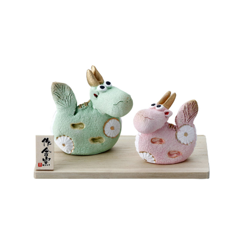 Yakushigama Craftman House Zodiac Dragon Ceramic Ornament